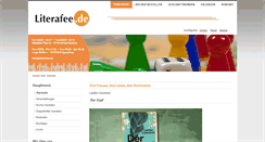 Desktop Screenshot of literafee.de