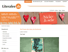 Tablet Screenshot of literafee.de